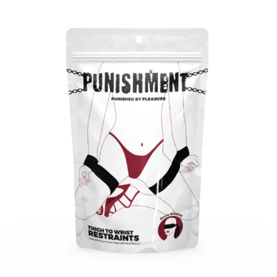 Зображення Фіксатори для руки і стегна Punishment - Thigh to Wrist Restraints - Black