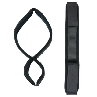 Alternative view of Фіксатори для руки і стегна Punishment - Thigh to Wrist Restraints - Black