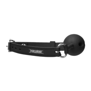 Alternative view of Кляп Punishment - Silicone Ball Gag - Black