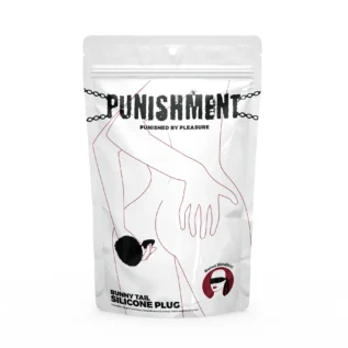 Зображення Анальна пробка з хвостом Punishment - Bunny Tail Silicone Anal Plug - Black