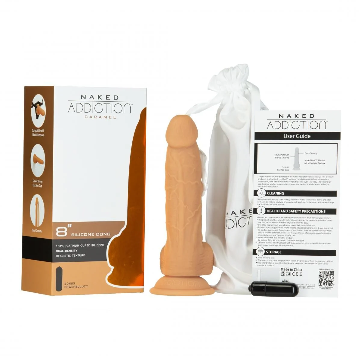 Фалоімітатор Naked Addiction - 8″ Silicone Dual Density Dildo Vanilla 6 Фалоімітатор Naked Addiction - 8″ Silicone Dual Density Dildo Vanilla - Зображення 4