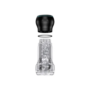 Alternative view of Мастурбатор Kiiroo Feel Pocket Crystal зі всмоктувальною інтерактивною насадкою PowerBlow Combo Set