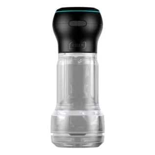 Мастурбатор Kiiroo Feel Pocket Crystal зі всмоктувальною інтерактивною насадкою PowerBlow Combo Set