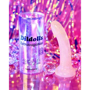 Дилдо з блискітками Love To Love DILDOLLS - EXTRAVAGANZA, ультрам’який - Зображення 4