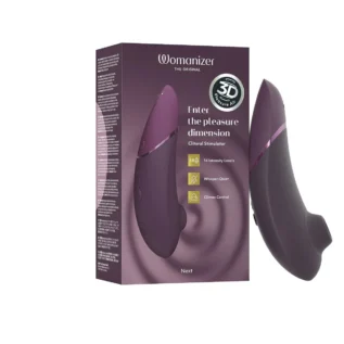 Вакуумний кліторальний стимулятор Womanizer Next Dark Purple, 3D Pleasure Air 18 Зображення Вакуумний кліторальний стимулятор Womanizer Next Dark Purple, 3D Pleasure Air