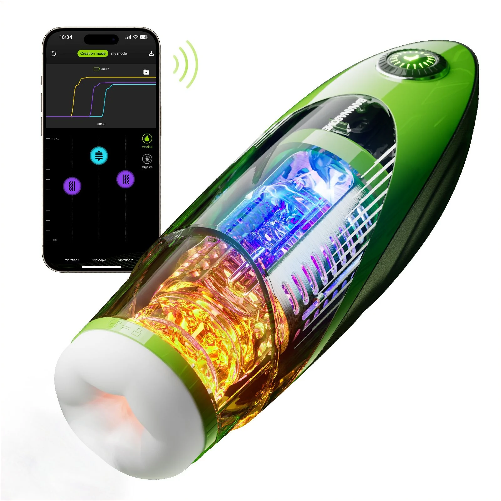 Мастурбатор BANANASOME ROCKET X7 5 Мастурбатор BANANASOME ROCKET X7 - Зображення 3