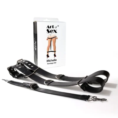 Бондажний набір Art of Sex - Michelle чорний 10 Зображення Бондажний набір Art of Sex - Michelle чорний