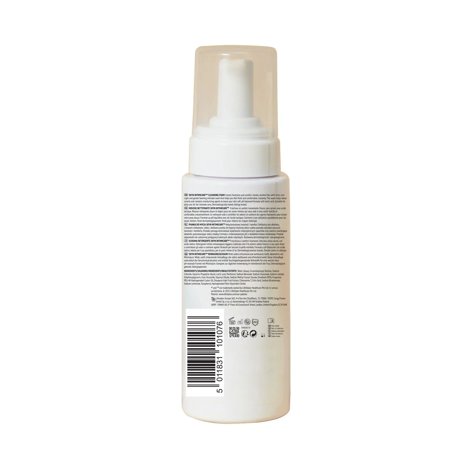 Піна для інтимного догляду SKYN Intimicare Cleansing Foam 200 мл 4 Піна для інтимного догляду SKYN Intimicare Cleansing Foam 200 мл - Зображення 2