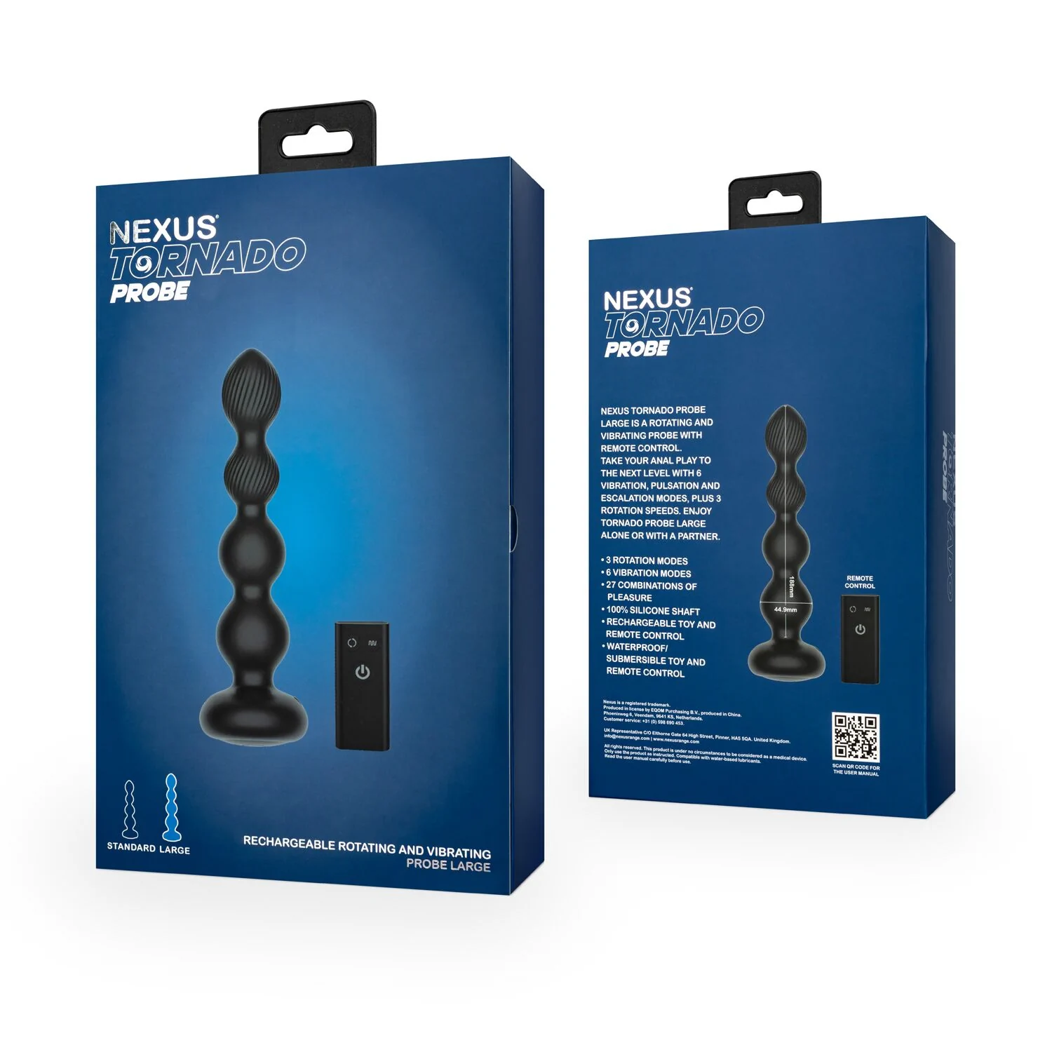 Анальний вібратор Nexus Tornado Probe Edition Large 9 Анальний вібратор Nexus Tornado Probe Edition Large - Зображення 7