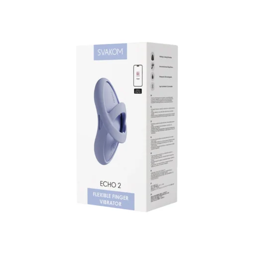Кліторальний вібратор Svakom Echo 2 Sky Blue - Зображення 7
