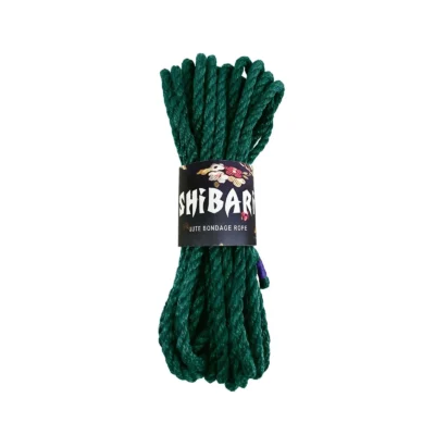 Джутова мотузка для шибарі Feral Feelings Shibari Rope, 8 м зелена
