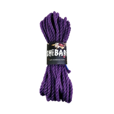 Джутова мотузка для шибарі Feral Feelings Shibari Rope, 8 м бузкова