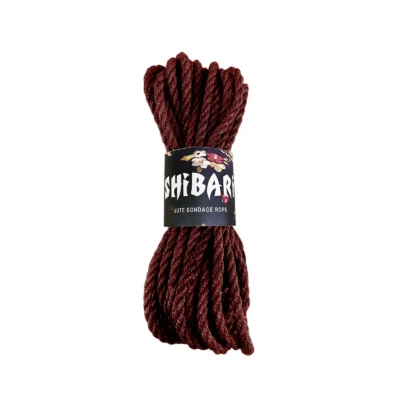 Джутова мотузка для шибарі Feral Feelings Shibari Rope, 8 м коричнева