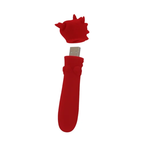 Вібратор-єдиноріжка Unihorn USB Bullet - Blaze Diablo, віброкуля, USB-зарядка - Зображення 2