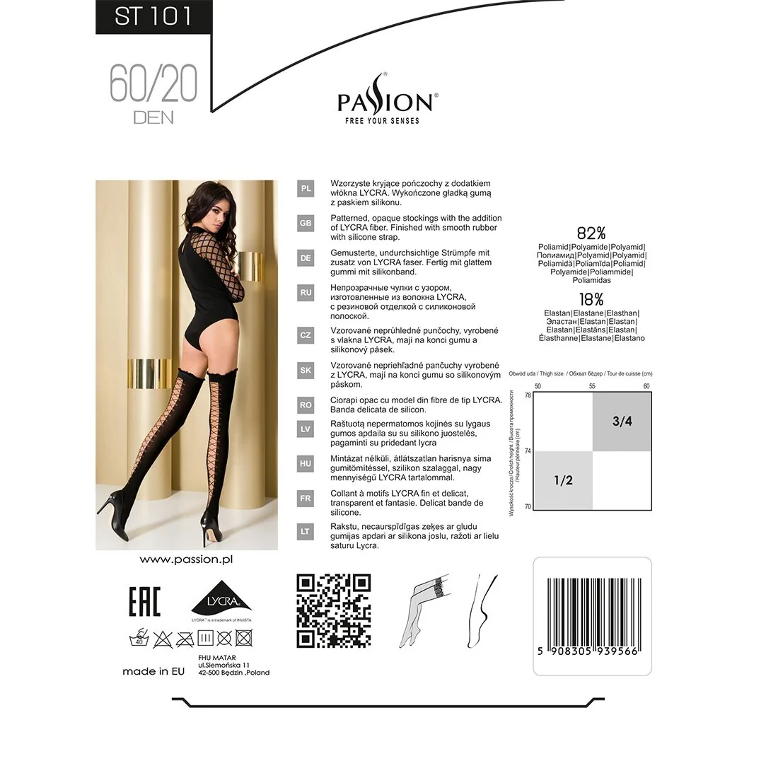 Панчохи Passion ST101 6 Панчохи Passion ST101 - Зображення 4