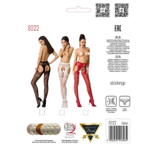 Зображення Сексуальні колготки-бодістокінги Passion S022 One Size