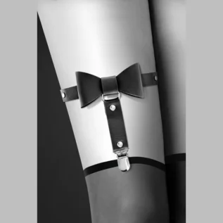 Гартер на ногу Bijoux Pour Toi - WITH BOW , сексуальна підв'язка з бантиком, екошкіра 7 Зображення Гартер на ногу Bijoux Pour Toi - WITH BOW , сексуальна підв'язка з бантиком, екошкіра