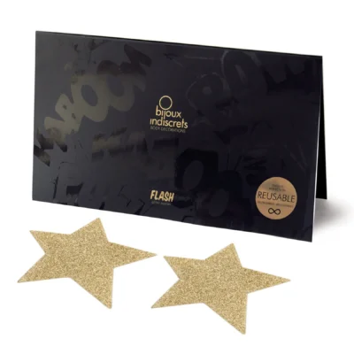 Пестіс - стикини Bijoux Indiscrets - Flash Star, наклейки на соски