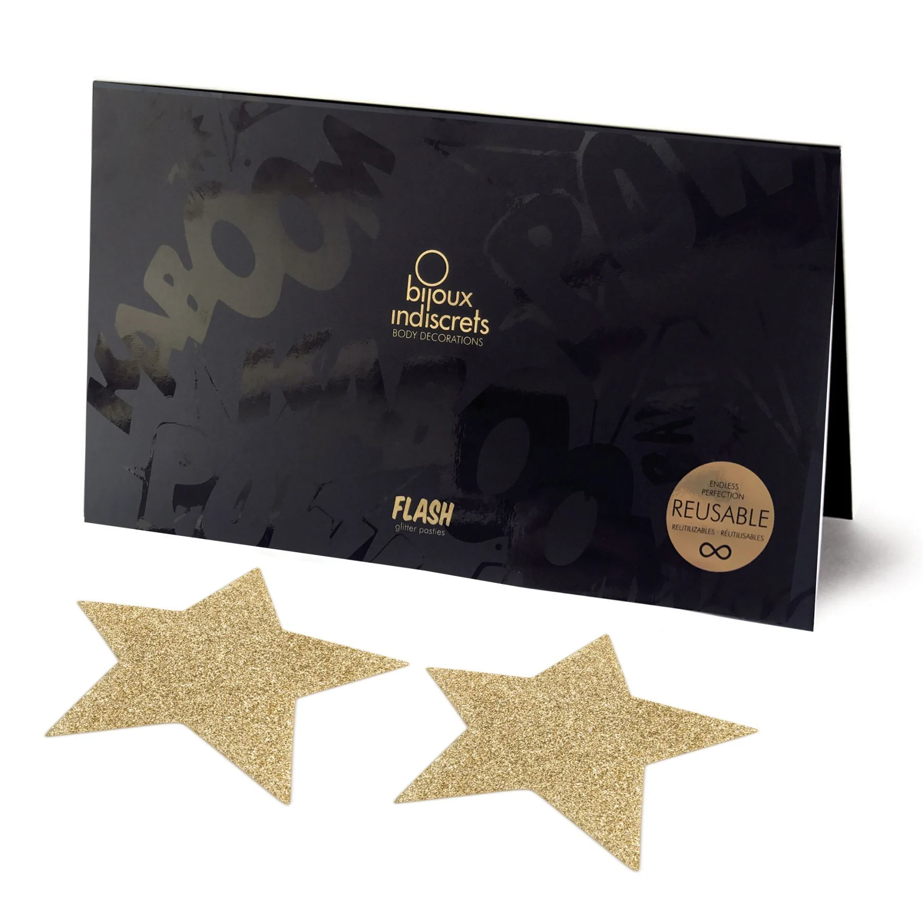 Пестіс - стикини Bijoux Indiscrets - Flash Star, наклейки на соски 3 Пестіс - стикини Bijoux Indiscrets - Flash Star, наклейки на соски