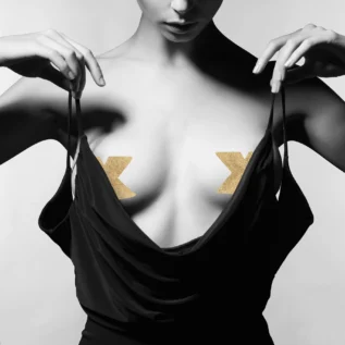 Пестіс - стикини Bijoux Indiscrets - Flash Cross, наклейки на соски 5 Зображення Пестіс - стикини Bijoux Indiscrets - Flash Cross, наклейки на соски