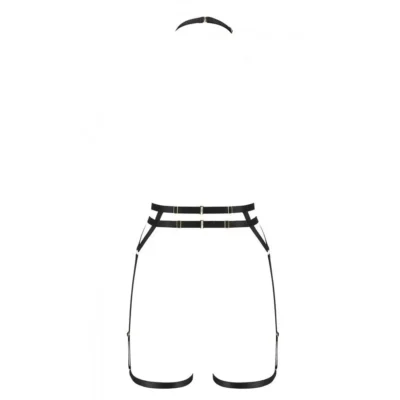 Зображення Портупея-стрепи з подвійним ремінцем Passion Exclusive DENIRA XXL/XXXL, black