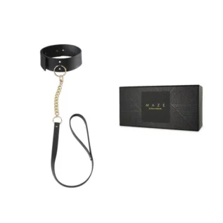 Зображення Чокер Bijoux Indiscrets MAZE – Wide Chocker Black