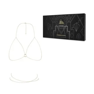 Ланцюжок портупея Bijoux Indiscrets Magnifique Bra Chain - Gold, прикраса на тіло 12 Ланцюжок портупея Bijoux Indiscrets Magnifique Bra Chain - Gold, прикраса на тіло - Зображення 4