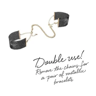 Зображення Наручники Bijoux Indiscrets Desir Metallique Handcuffs металеві, стильні браслети