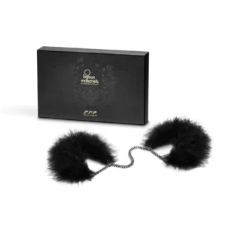 Зображення Пухнасті наручники Bijoux Indiscrets Za za zu - feahter handcuffs, пір'яні, подарункова упаковка