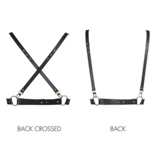 Портупея Bijoux Indiscrets MAZE - X Harness Black, екошкіра 10 Зображення Портупея Bijoux Indiscrets MAZE - X Harness Black, екошкіра