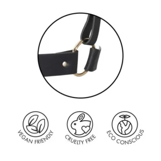 Портупея Bijoux Indiscrets MAZE - X Harness Black, екошкіра 13 Зображення Портупея Bijoux Indiscrets MAZE - X Harness Black, екошкіра