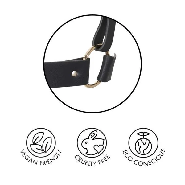 Портупея Bijoux Indiscrets MAZE - X Harness Black, екошкіра 7 Портупея Bijoux Indiscrets MAZE - X Harness Black, екошкіра - Зображення 5