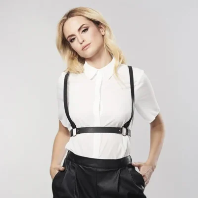 Портупея Bijoux Indiscrets MAZE - X Harness Black, екошкіра 15 Зображення Портупея Bijoux Indiscrets MAZE - X Harness Black, екошкіра