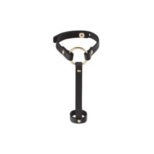 Пара браслетів на зап'ясті і палець Bijoux Indiscrets MAZE Hand Bracelet Harness, екошкіра