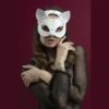 Зображення Маска кішечки Feral Feelings - Catwoman Mask, натуральна шкіра