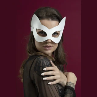 Маска кішечки Feral Feelings - Kitten Mask, натуральна шкіра