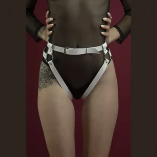 Гартери Feral Feelings - Belt Briefs, трусики, натуральна шкіра