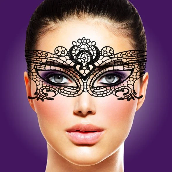Ажурна маска на обличчя RIANNE S - Masque III зі стрічками-зав'язками 8 Ажурна маска на обличчя RIANNE S - Masque III зі стрічками-зав'язками - Зображення 6