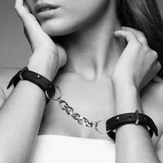 Alternative view of Наручники з екошкіри Bijoux Indiscrets Maze – Thin Handcuffs Black