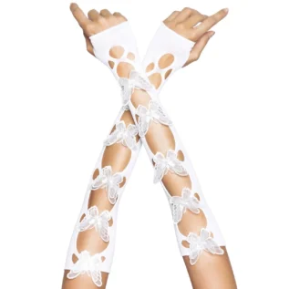 Мітенки Leg Avenue Butterfly applique arm warmers, метелики 5 Зображення Мітенки Leg Avenue Butterfly applique arm warmers, метелики