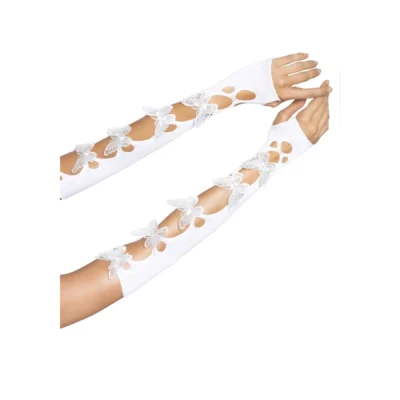 Мітенки Leg Avenue Butterfly applique arm warmers, метелики