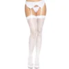 Зображення Панчохи-сітка зі швом ззаду Leg Avenue Butterfly back seam thigh highs One size