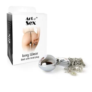 Прикраса на тіло Art of Sex - Long Wear з металевою анальною пробкою М 10 Зображення Прикраса на тіло Art of Sex - Long Wear з металевою анальною пробкою М