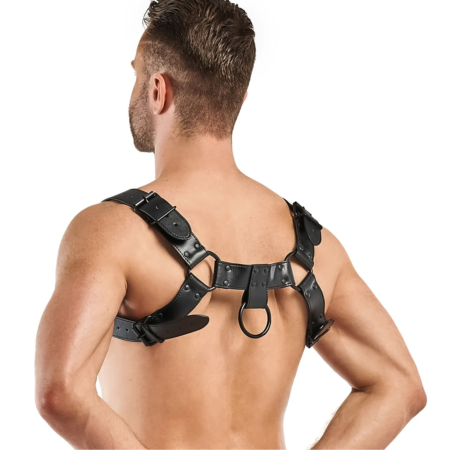 Портупея на плечі Bedroom Fantasies: Bruno Bondage Harness, чорна 5 Портупея на плечі Bedroom Fantasies: Bruno Bondage Harness, чорна - Зображення 3