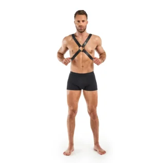 Портупея Bedroom Fantasies: Lionel Bondage Harness, чорна 10 Зображення Портупея Bedroom Fantasies: Lionel Bondage Harness, чорна