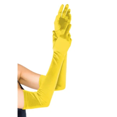 Довгі атласні рукавички Leg Avenue Extra Long Satin Gloves, One Size