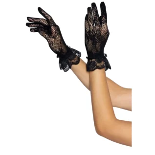 Зображення Короткі рукавички Leg Avenue Floral lace wristlength gloves
