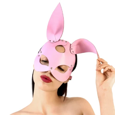 Шкіряна маска Зайчика Art of Sex - Bunny mask