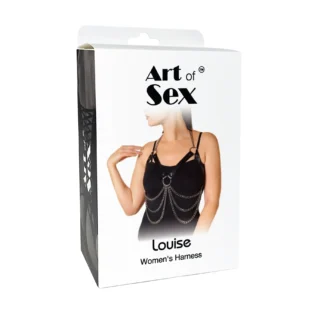 Жіноча портупея Art of Sex - Louise чорна XS-2XL, екошкіра 10 Зображення Жіноча портупея Art of Sex - Louise чорна XS-2XL, екошкіра