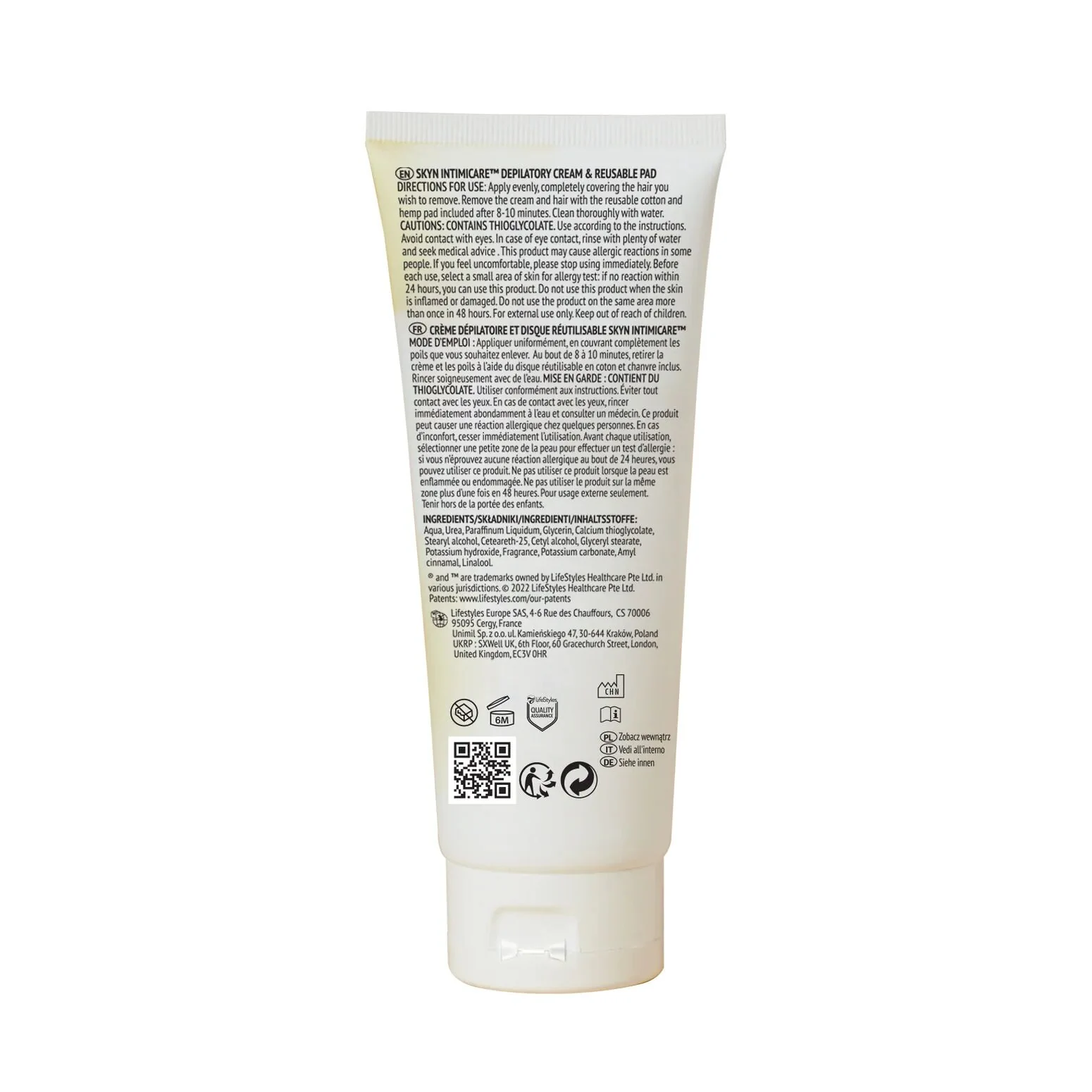 Крем для депіляції Skyn Intimicare Depilatory Cream 150 мл 4 Крем для депіляції Skyn Intimicare Depilatory Cream 150 мл - Зображення 2